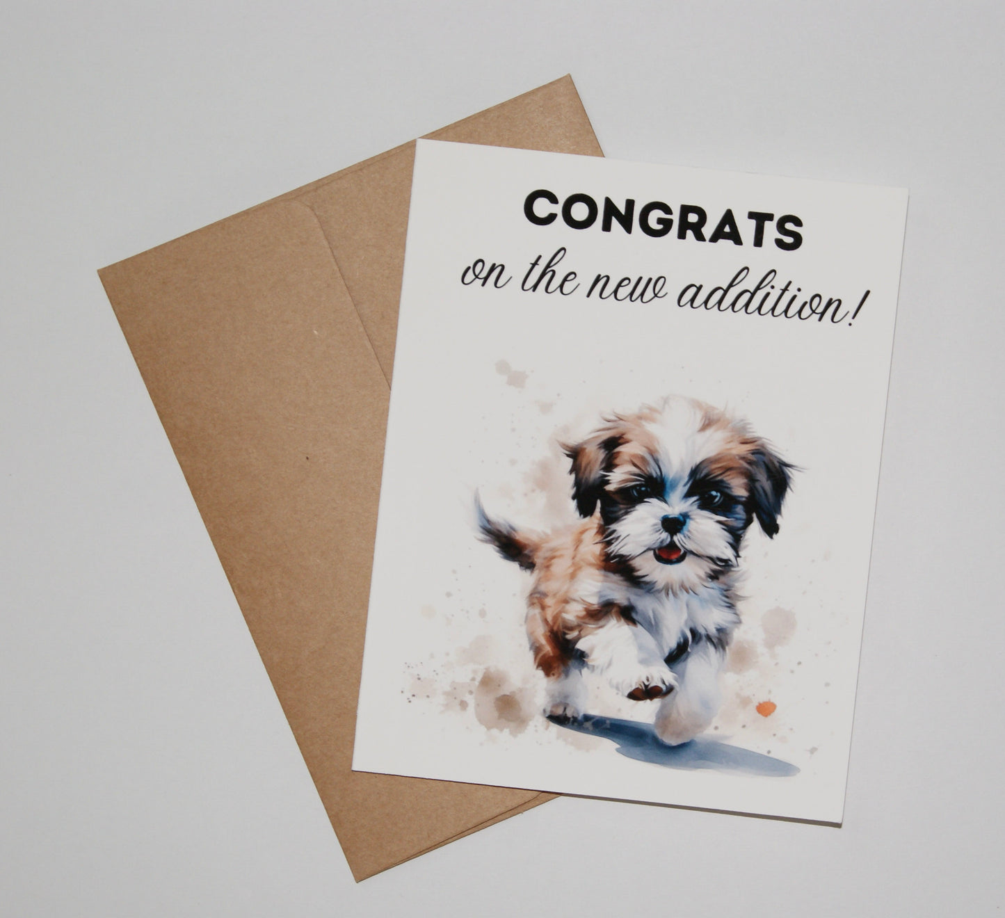Pawsitively Perfect New Addition Congrats Card