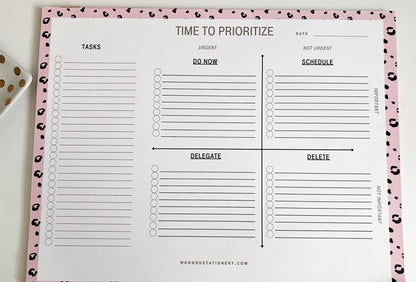 Priority Matrix from The Pink Leopard Collection
