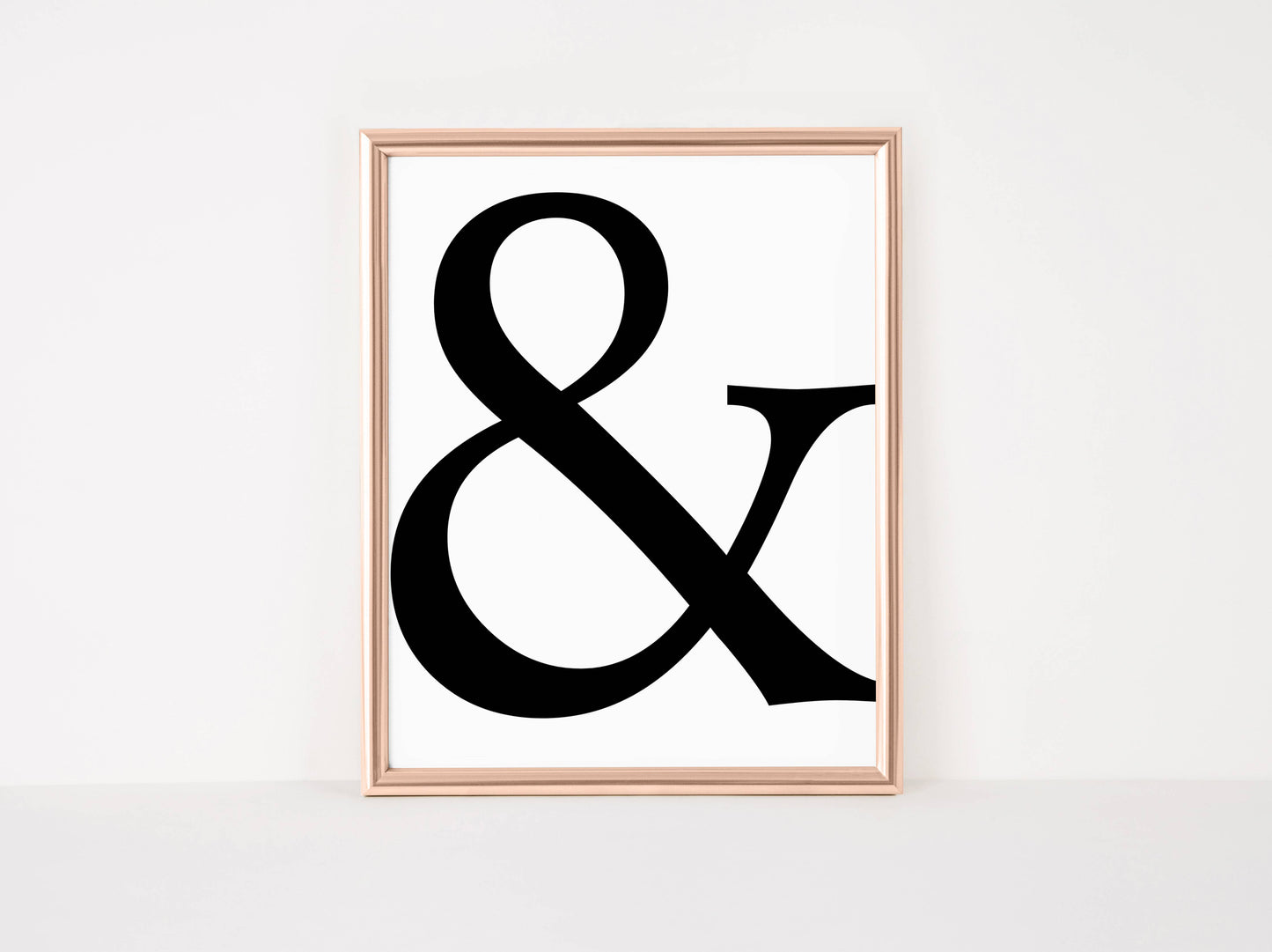 Simple Literary Art Print - And Symbol Ampersand