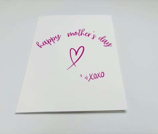 Mother's Day Card - Pink Heart