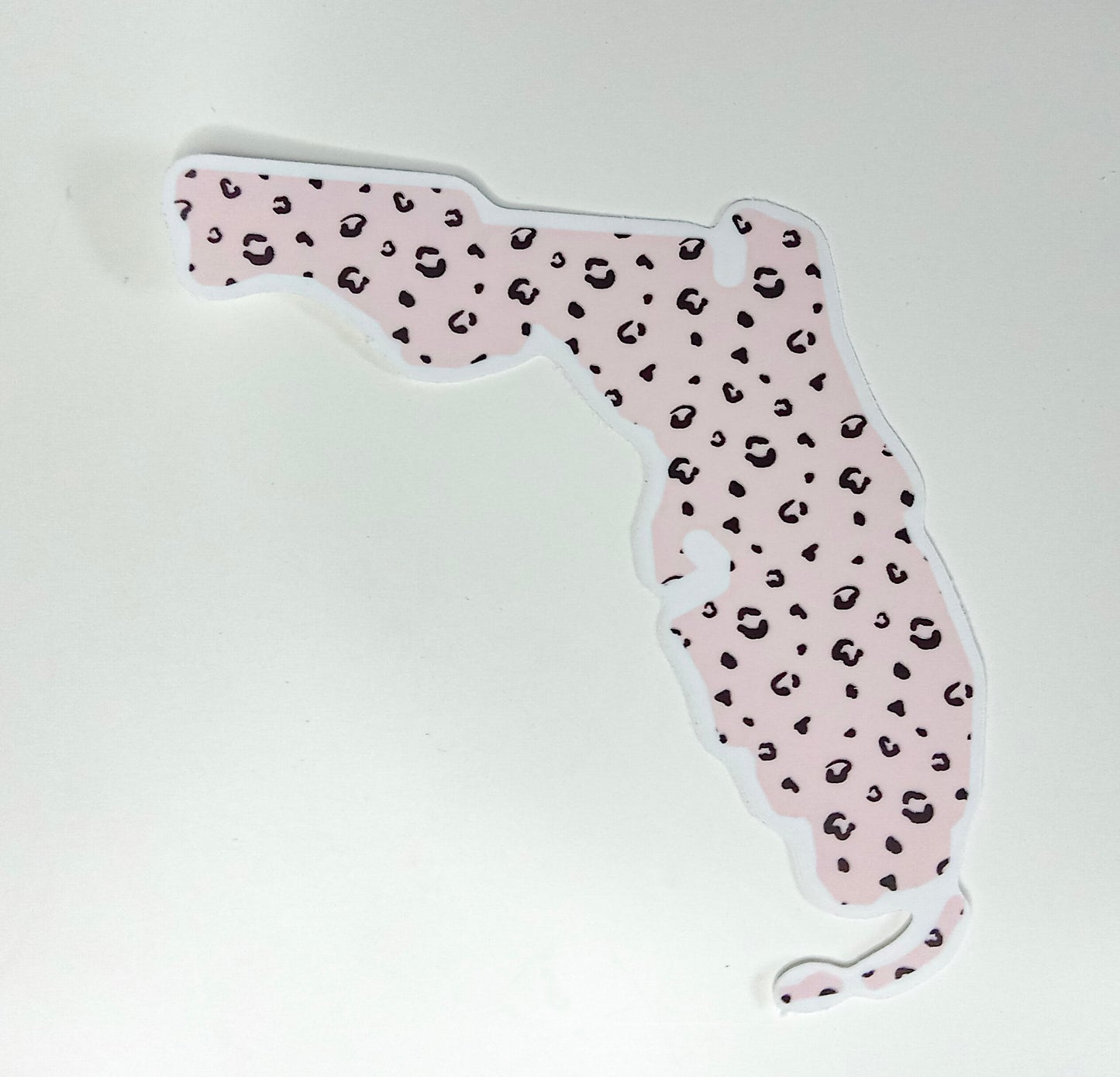 Pink Leopard Collection State Sticker